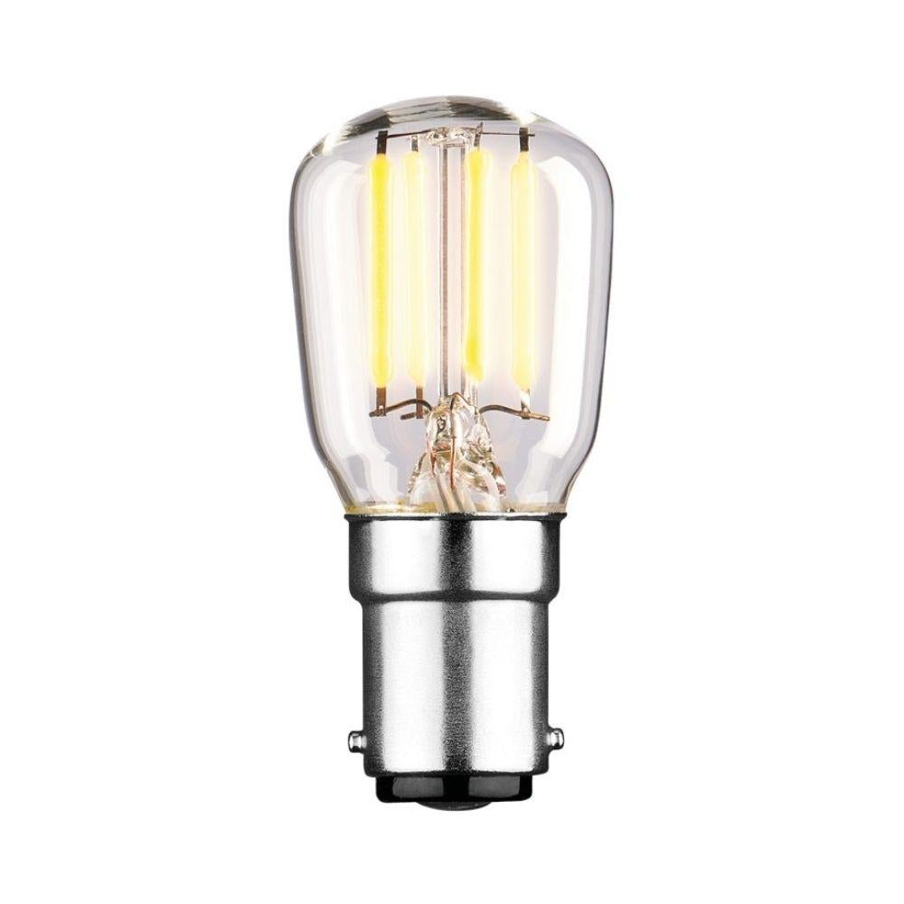 Mercator GLOBE-PILOT-ST26 - 2W LED Pilot ST26 Shape Filament Clear Globe 2700K - E14/B15-Mercator-Ozlighting.com.au