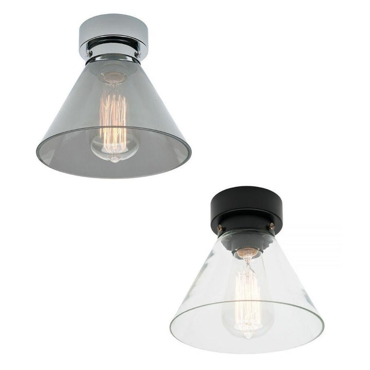 Mercator GWEN - DIY Batten Fix Holder Cover Glass Ceiling Light Shade Only-Mercator-Ozlighting.com.au