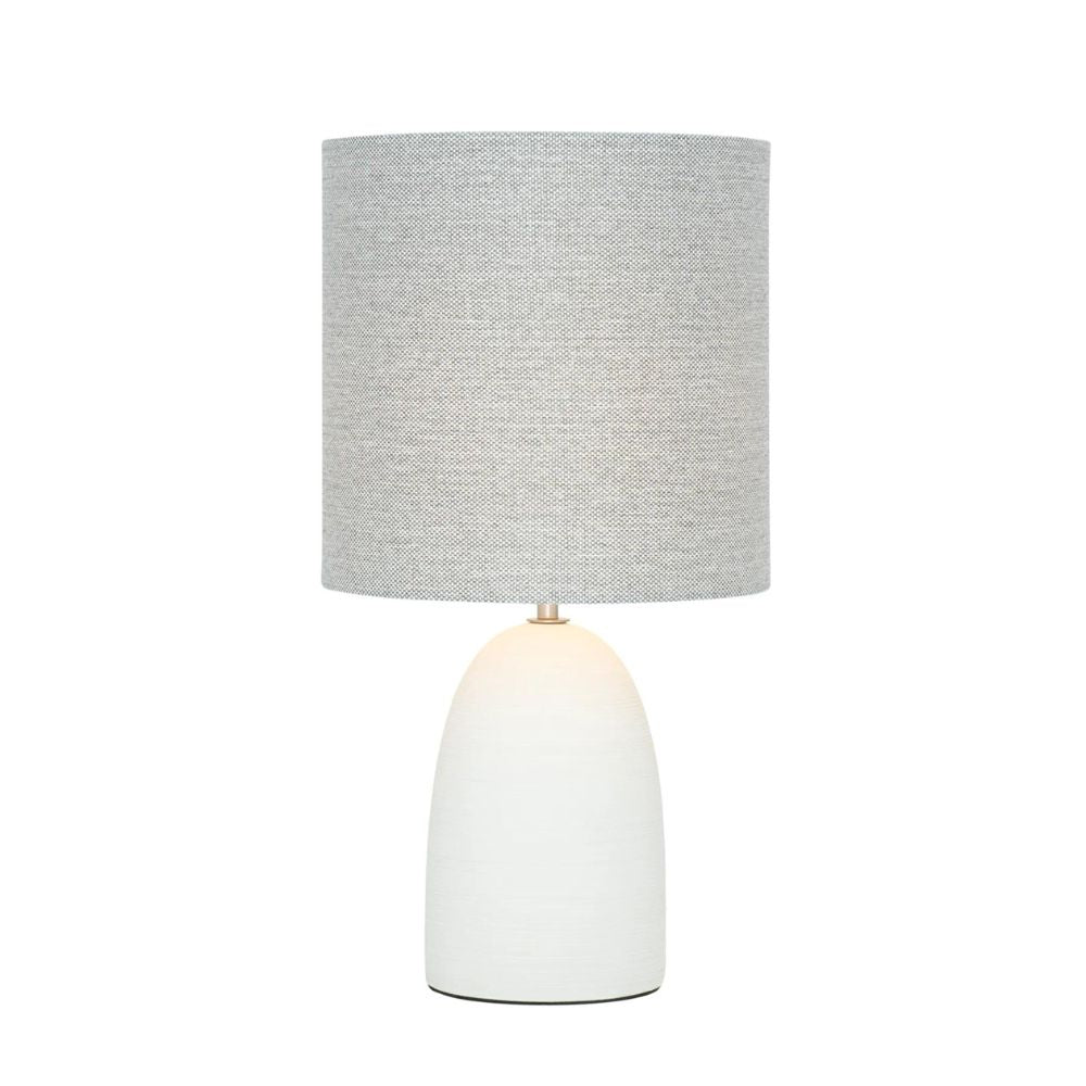 Mercator MENTONE - Concrete & Linen Table Lamp-Mercator-Ozlighting.com.au