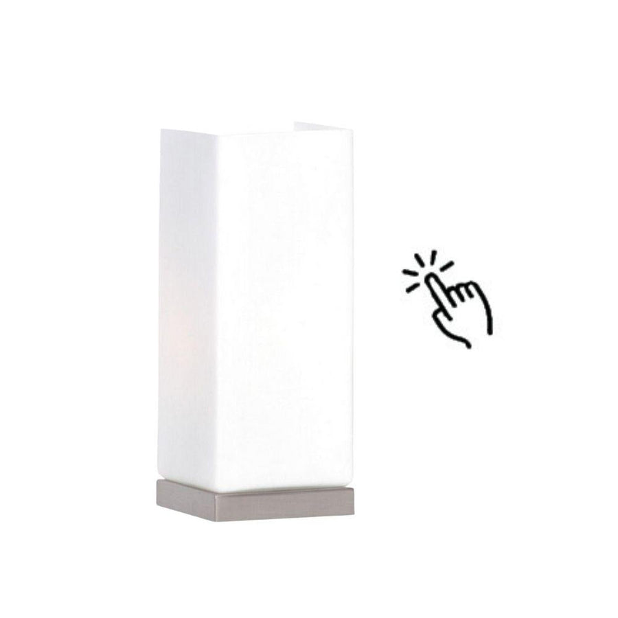 Mercator PARO - Touch Square Opal Glass Table Lamp IP20-Mercator-Ozlighting.com.au