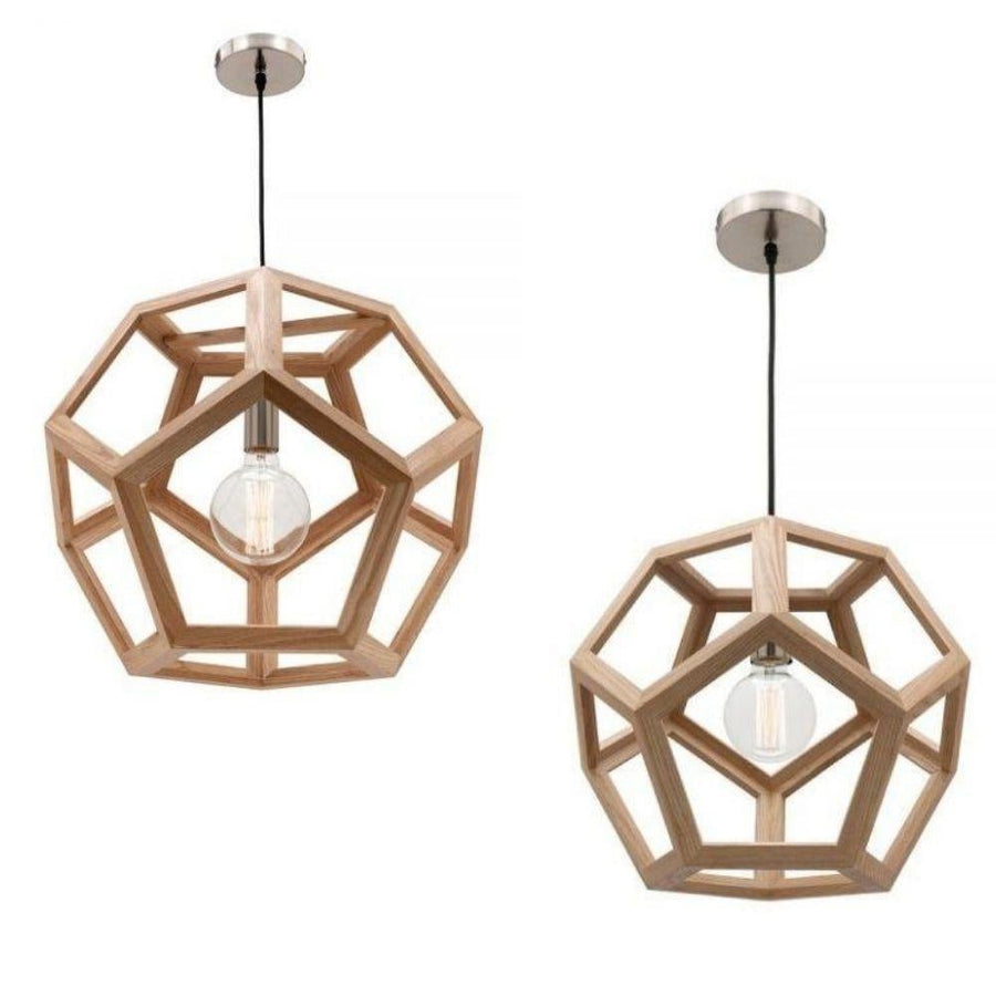 Mercator PEETA - Natural Timber Pendant Light-Mercator-Ozlighting.com.au