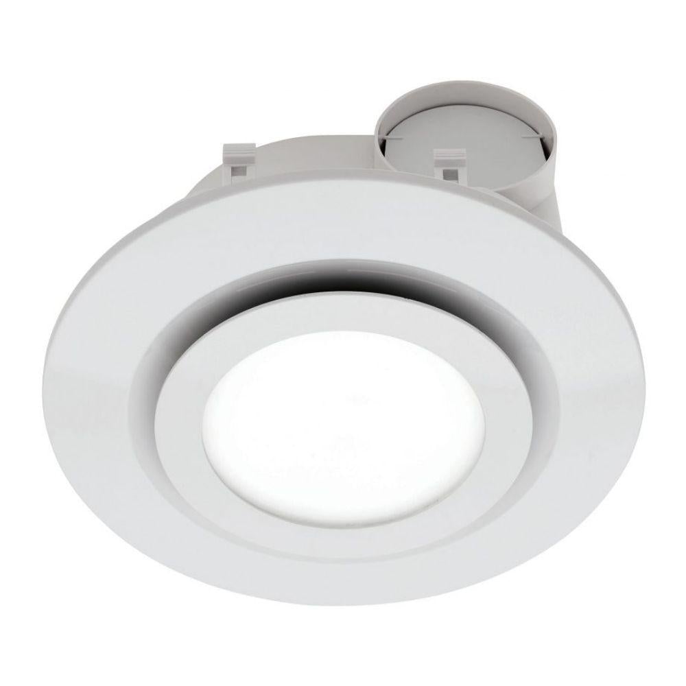 Mercator STARLINE - Round Exhaust Fan with LED Light IP45 5000K-Mercator-Ozlighting.com.au