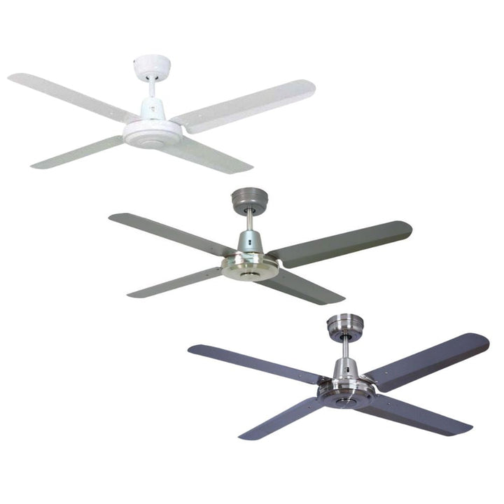 Mercator SWIFT - 80W 4 Blade 1300mm 52" Metal 1300 Ceiling Fan -Mercator-Ozlighting.com.au