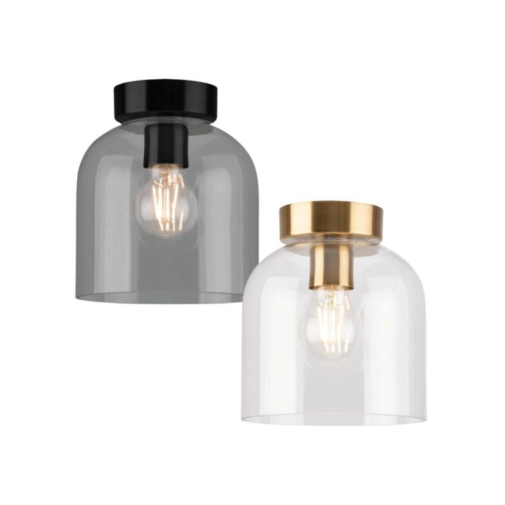 Mercator THOMPSON - DIY Batten Fix Holder Cover Glass Ceiling Light Shade Only-Mercator-Ozlighting.com.au