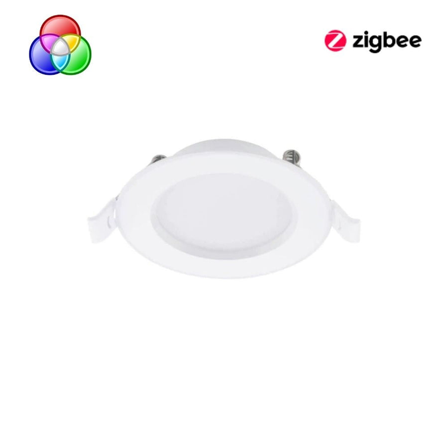 Mercator WALTER - 7W LED ZigBee Smart RGB Colour Changeable And CCT Tuneable Dimmable Mini Deep Face Downlight IP44-Mercator-Ozlighting.com.au