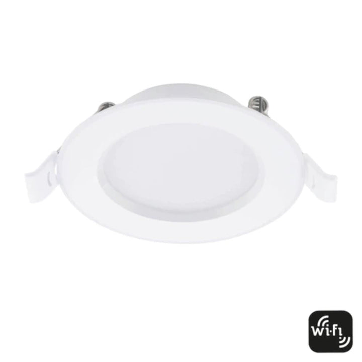 Mercator WALTER - 9W LED Smart Wi-Fi RGB Colour Changeable And CCT Tuneable Dimmable Deep Face Downlight IP44-Mercator-Ozlighting.com.au