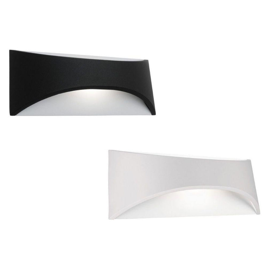 Mercator WELLS - 6W/12W LED Tri-Colour Small / Large Modern Up/Down Wall Light IP65 3000K-Mercator-Ozlighting.com.au