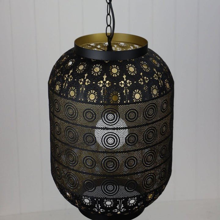 Oriel ALHAMBRA - 1 Light laser Cut Golden Inner Pendant-Oriel Lighting-Ozlighting.com.au