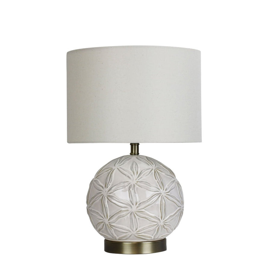 Oriel ARIEL - Ceramic Table Lamp with Shade-Oriel Lighting-Ozlighting.com.au