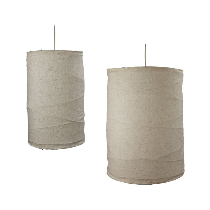 Oriel BOHEME - DIY Flax Linen Shade Only-Oriel Lighting-Ozlighting.com.au