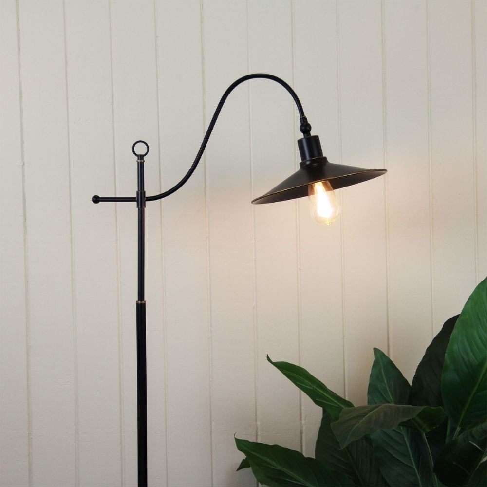 Oriel BOSTON - Retro Industrial Floor Lamp-Oriel Lighting-Ozlighting.com.au