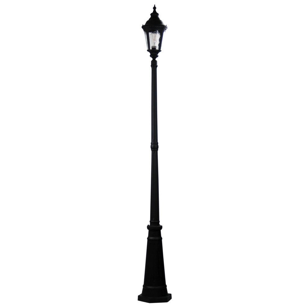 Oriel BRISTOL - Single Head Tall Traditional Post Light IP44-Oriel Lighting-Ozlighting.com.au