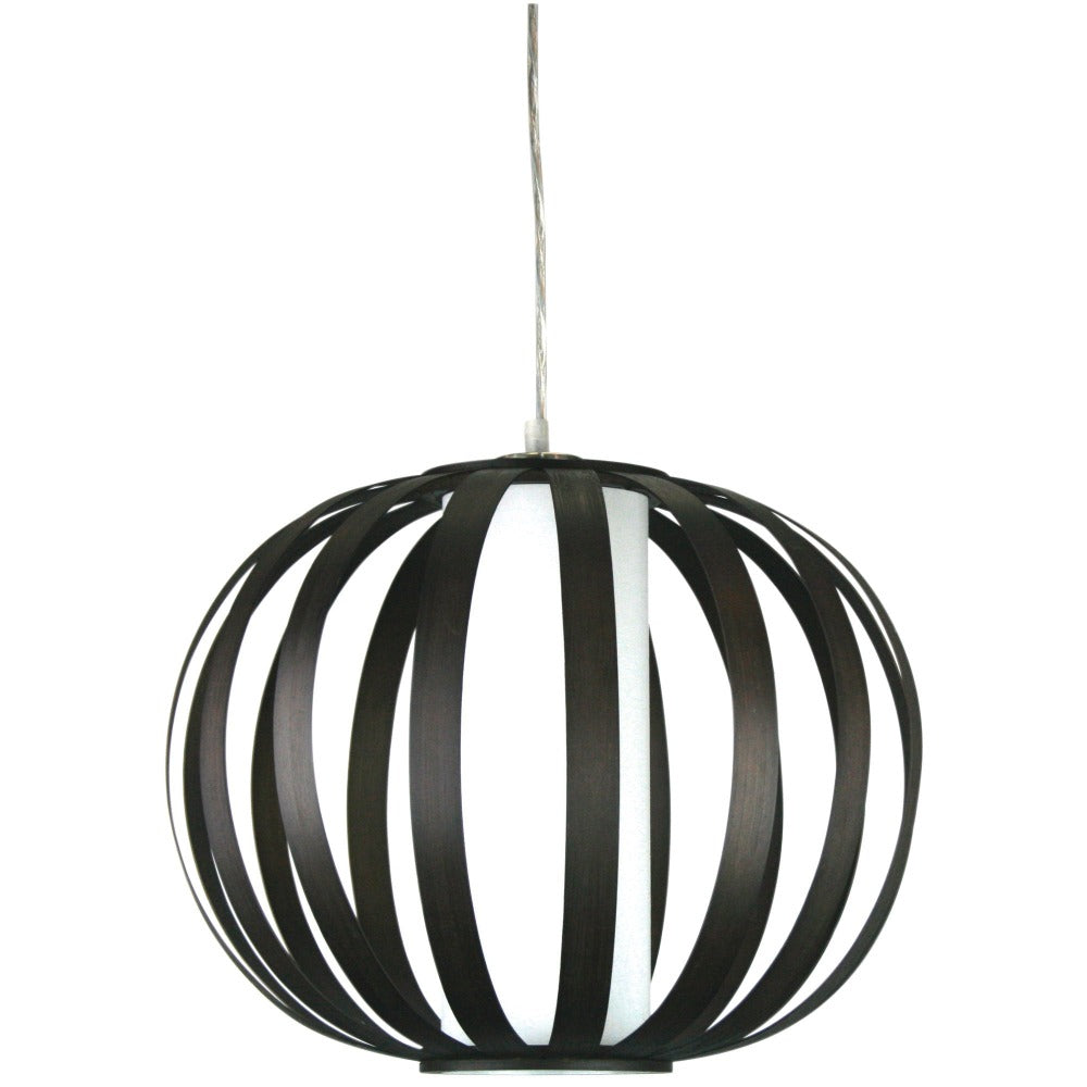 Oriel BUCO - Dark-brown Slated-Cane Shade-Oriel Lighting-Ozlighting.com.au