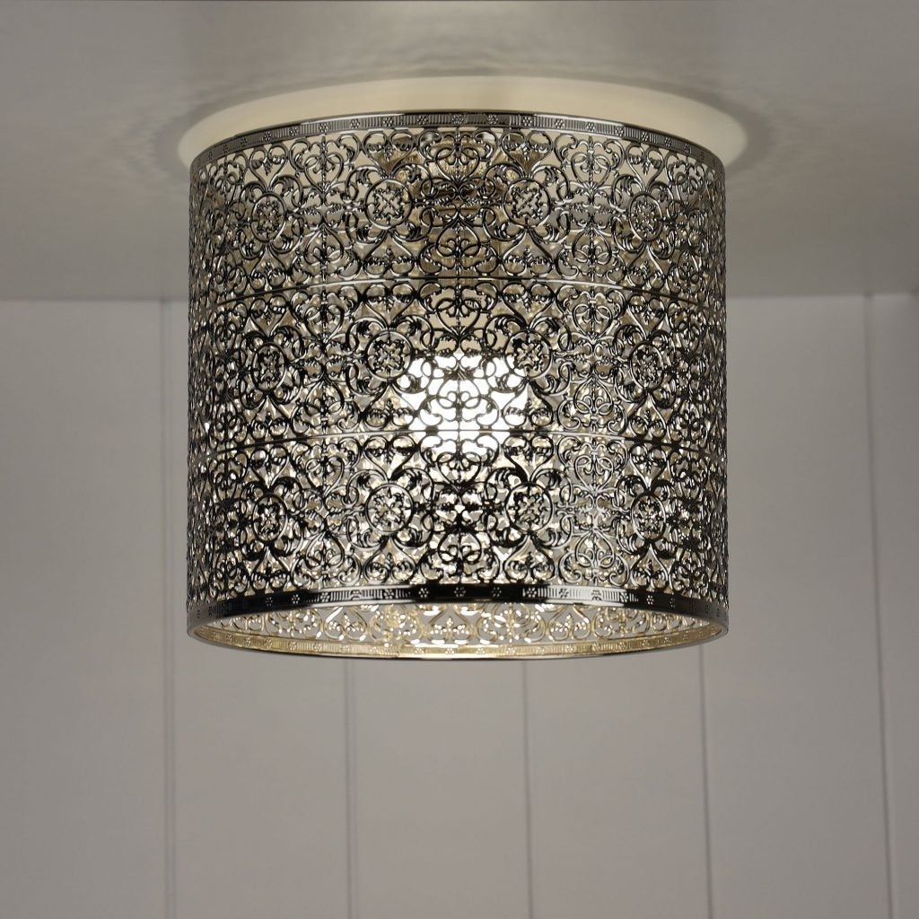 Oriel BURSA - DIY Batten Fix Holder Cover Metal Ceiling Light Shade Only-Oriel Lighting-Ozlighting.com.au