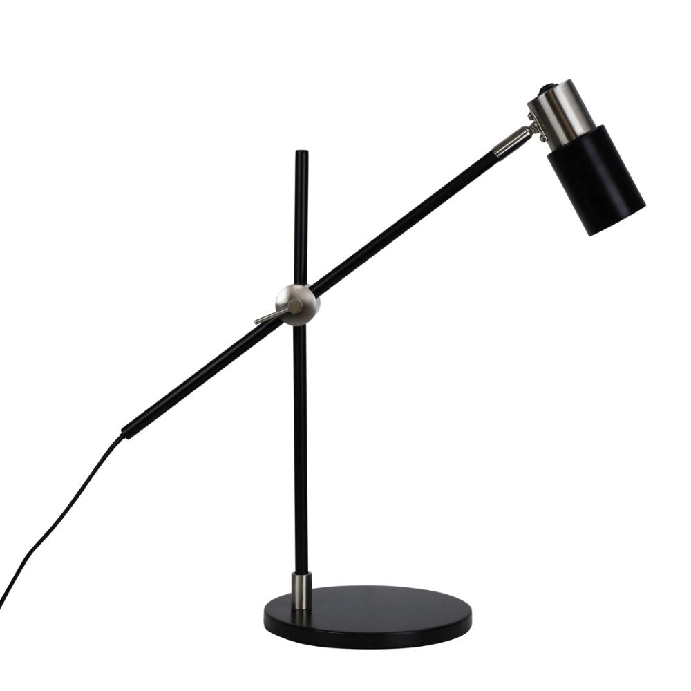 Oriel CHARLIE - 7W LED GU10 Adjustable Steel Desk Lamp-Oriel Lighting-Ozlighting.com.au