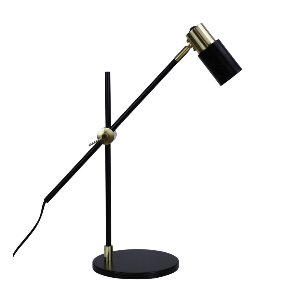 Oriel CHARLIE - 7W LED GU10 Adjustable Steel Desk Lamp-Oriel Lighting-Ozlighting.com.au