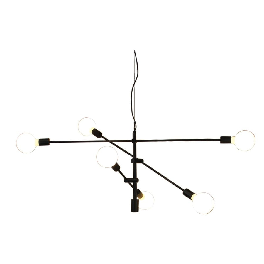 Oriel CHELSEA - 1200mm 6 Light Contemporary Satellite Metal Pendant-Oriel Lighting-Ozlighting.com.au