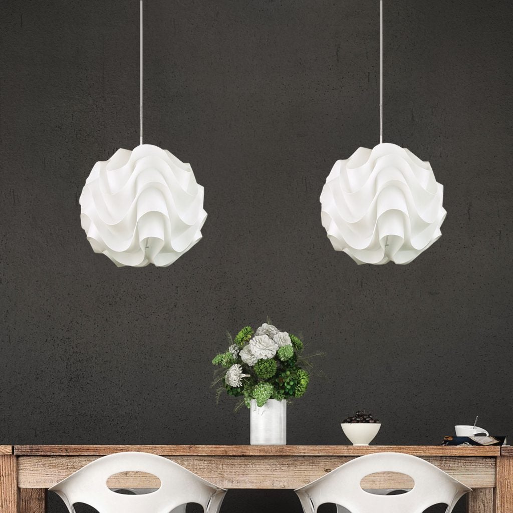 Oriel CHIC - 1 Light Acrylic Retro Pendant-Oriel Lighting-Ozlighting.com.au