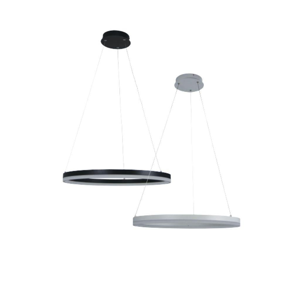 Oriel CRONUS - 24W Modern LED Halo Pendant - 4000K-Oriel Lighting-Ozlighting.com.au