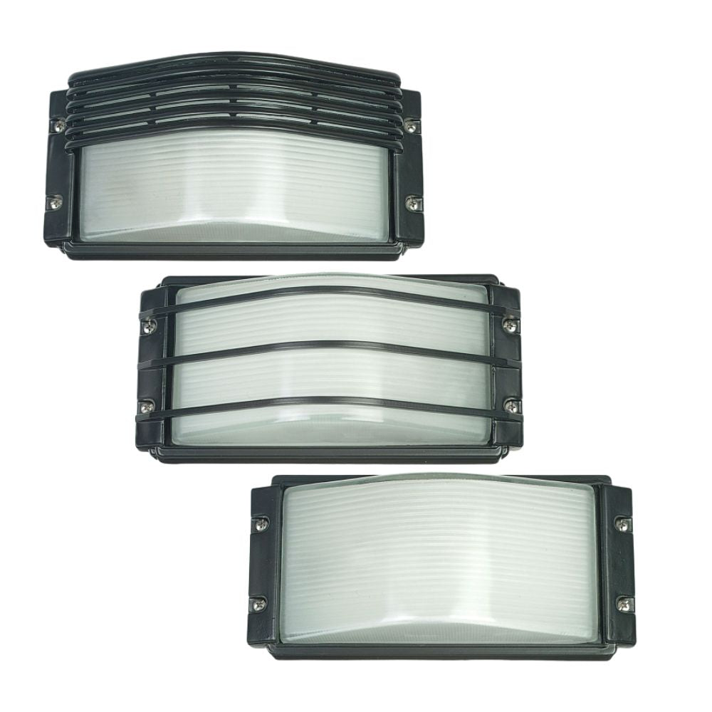 Oriel DECK - Curved Front Bunker Outdoor Light IP54-Oriel Lighting-Ozlighting.com.au