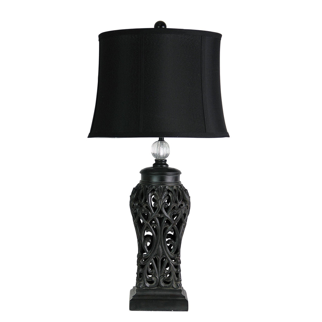 Oriel DORNE - Classic Lamp with Harp Shade-Oriel Lighting-Ozlighting.com.au