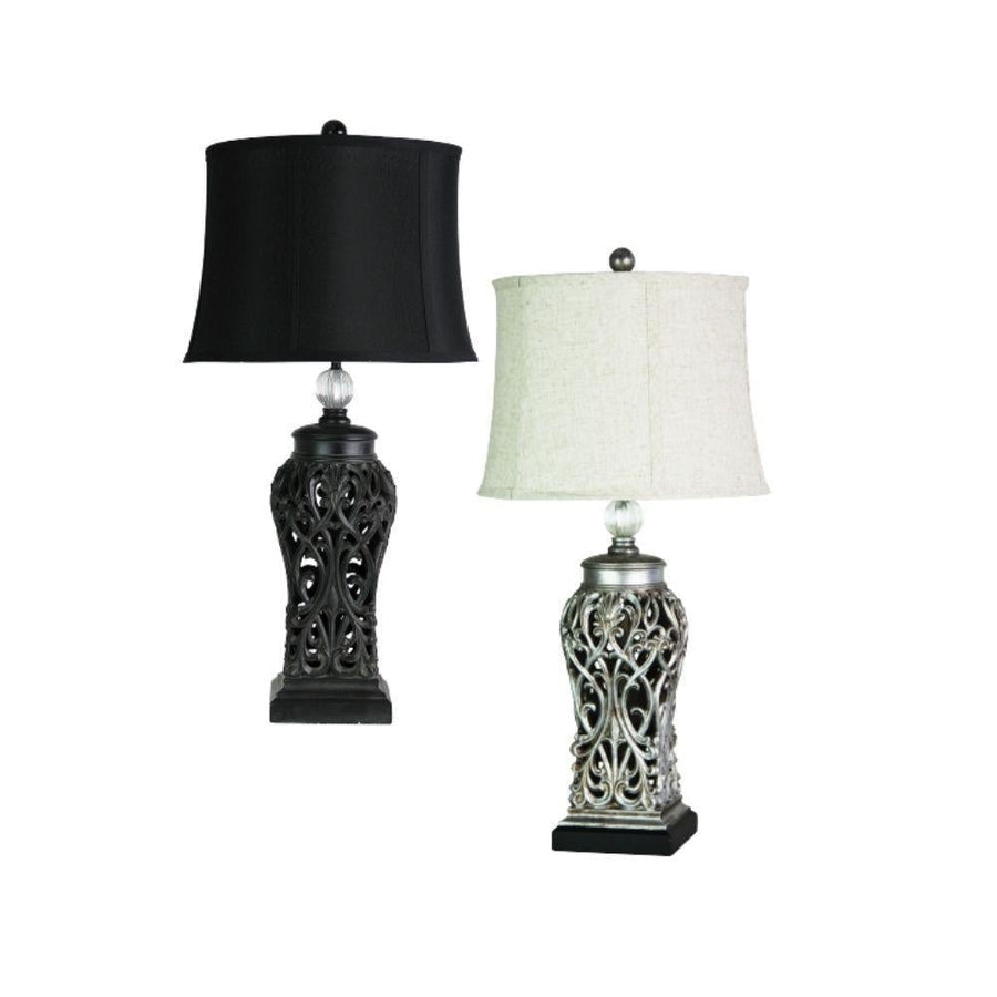 Oriel DORNE - Classic Lamp with Harp Shade-Oriel Lighting-Ozlighting.com.au