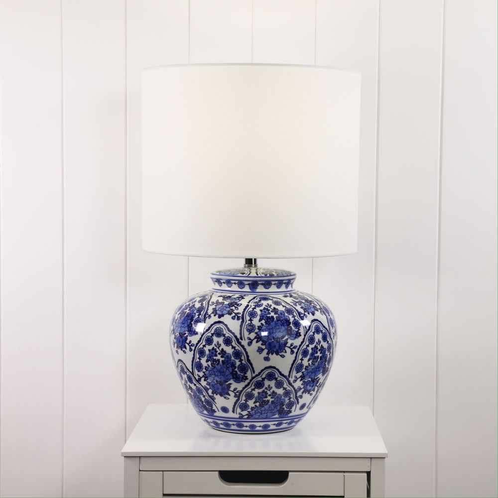 Oriel EDEN - Chinese Ceramic Table Lamp-Oriel Lighting-Ozlighting.com.au