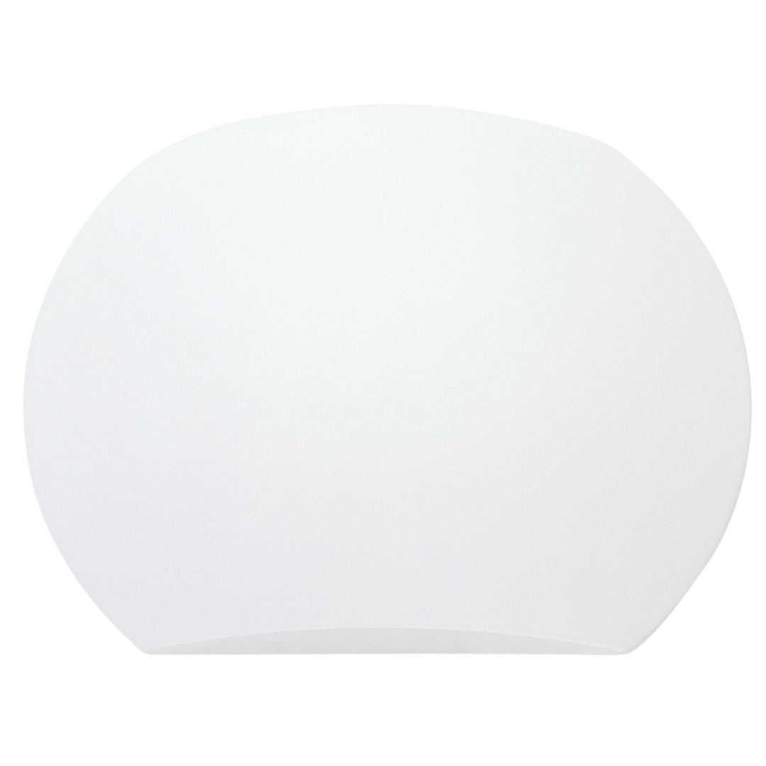 Oriel ELBA - 1 Light Interior Up/Down Matt Opal Glass Wall Light-Oriel Lighting-Ozlighting.com.au