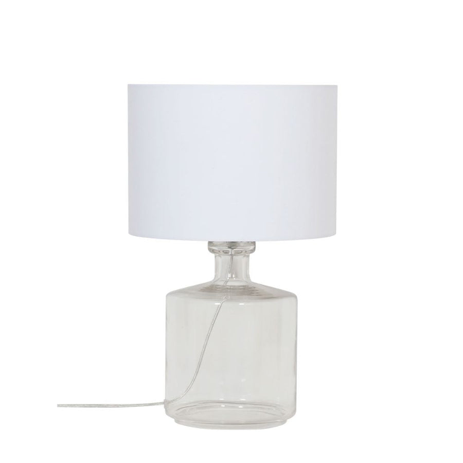 Oriel FERMO - Clear Glass Table Lamp-Oriel Lighting-Ozlighting.com.au