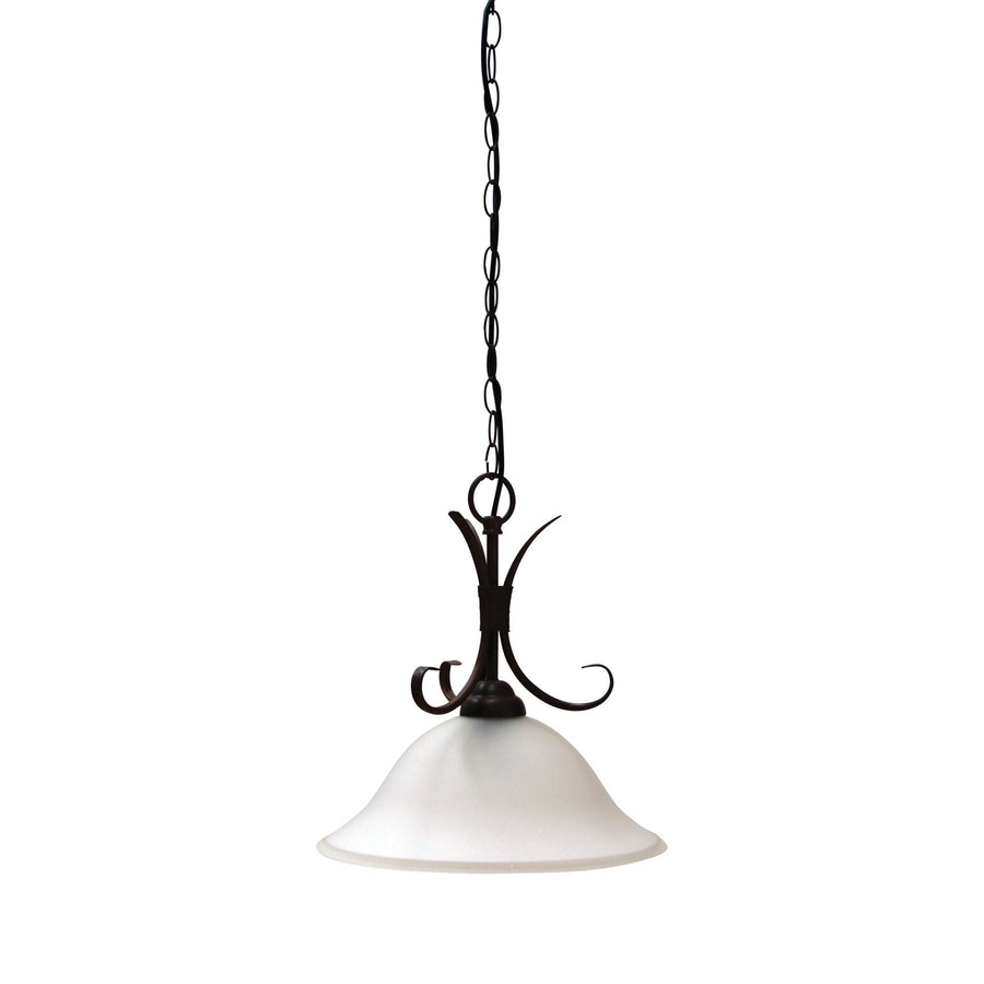 Oriel GASTON - 1 Light Frost Pendant-Oriel Lighting-Ozlighting.com.au