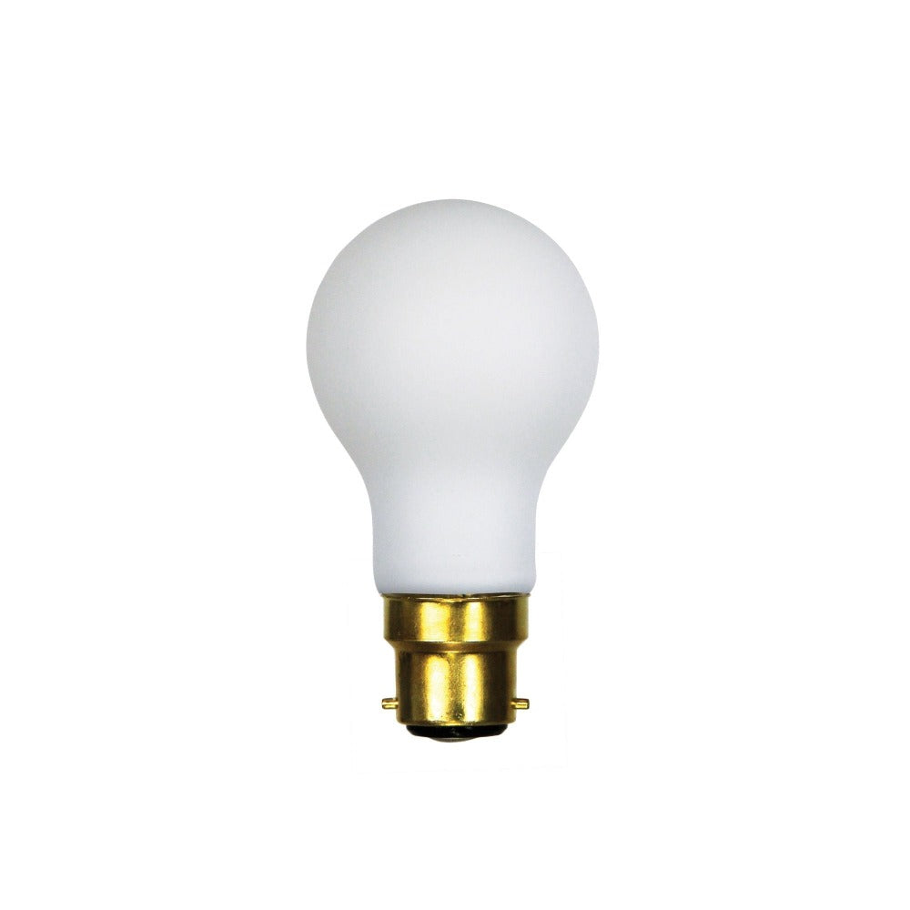 Oriel GLOBE-GLS - 6W LED Dimmable GLS A60 Shape Matt Frosted Glass Globe - B22/E27-Oriel Lighting-Ozlighting.com.au