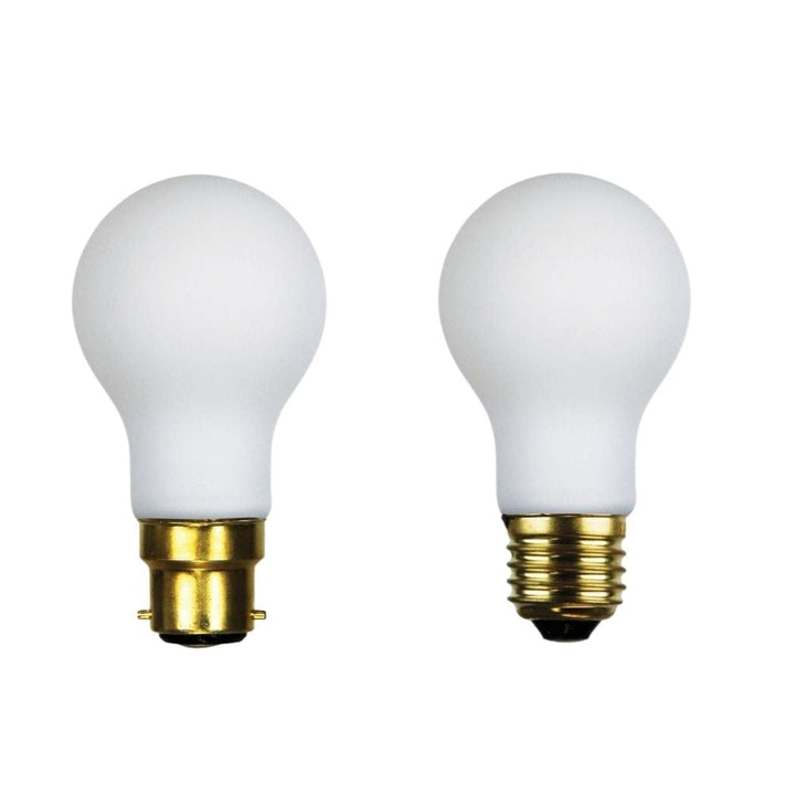 Oriel GLOBE-GLS - 6W LED Dimmable GLS A60 Shape Matt Frosted Glass Globe - B22/E27-Oriel Lighting-Ozlighting.com.au