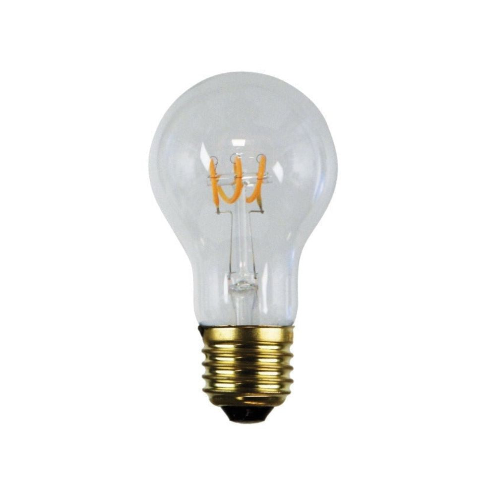 Oriel GLOBE-LF-A60 - 3W LED Dimmable GLS A60 Shape Filament Clear Glass Globe 2200K - E27-Oriel Lighting-Ozlighting.com.au