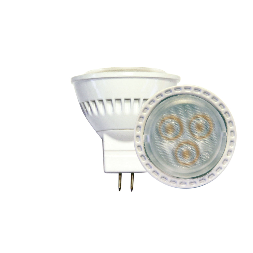 Oriel GLOBE-MR11 - 3W LED 12V DC 38° MR11 Shape PC Globe 4000K - DRIVER REQUIRED-Oriel Lighting-Ozlighting.com.au