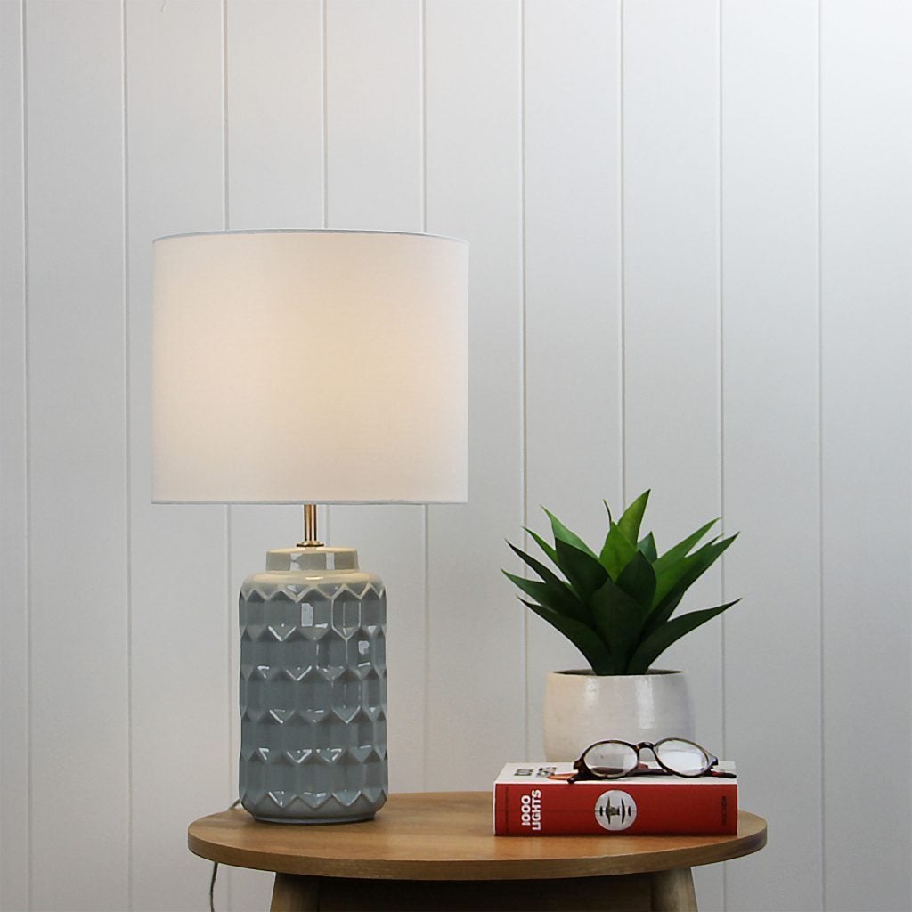 Oriel HELGE - Ceramic Table Lamp-Oriel Lighting-Ozlighting.com.au