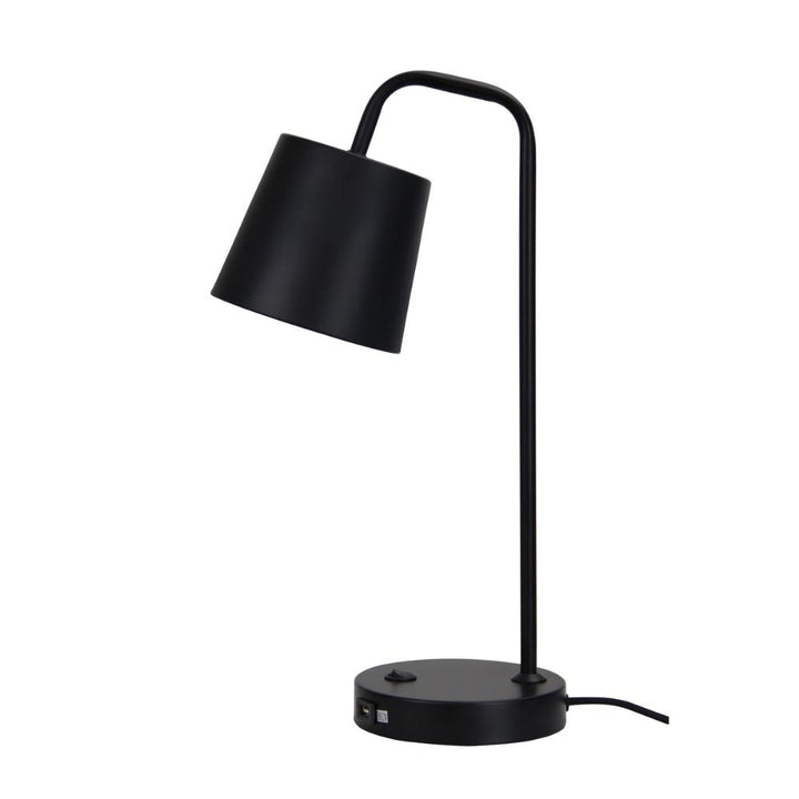 Oriel HENK - Desk Lamp with USB Socket-Oriel Lighting-Ozlighting.com.au