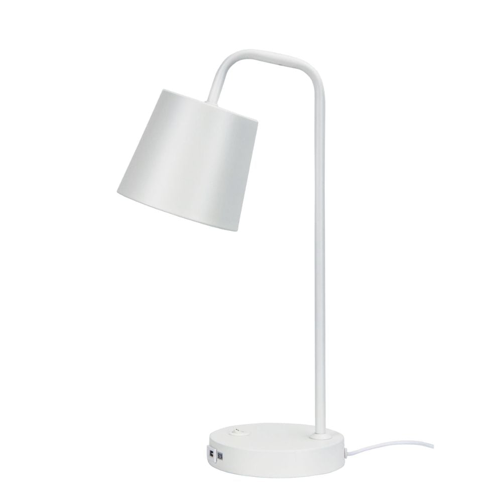 Oriel HENK - Desk Lamp with USB Socket-Oriel Lighting-Ozlighting.com.au