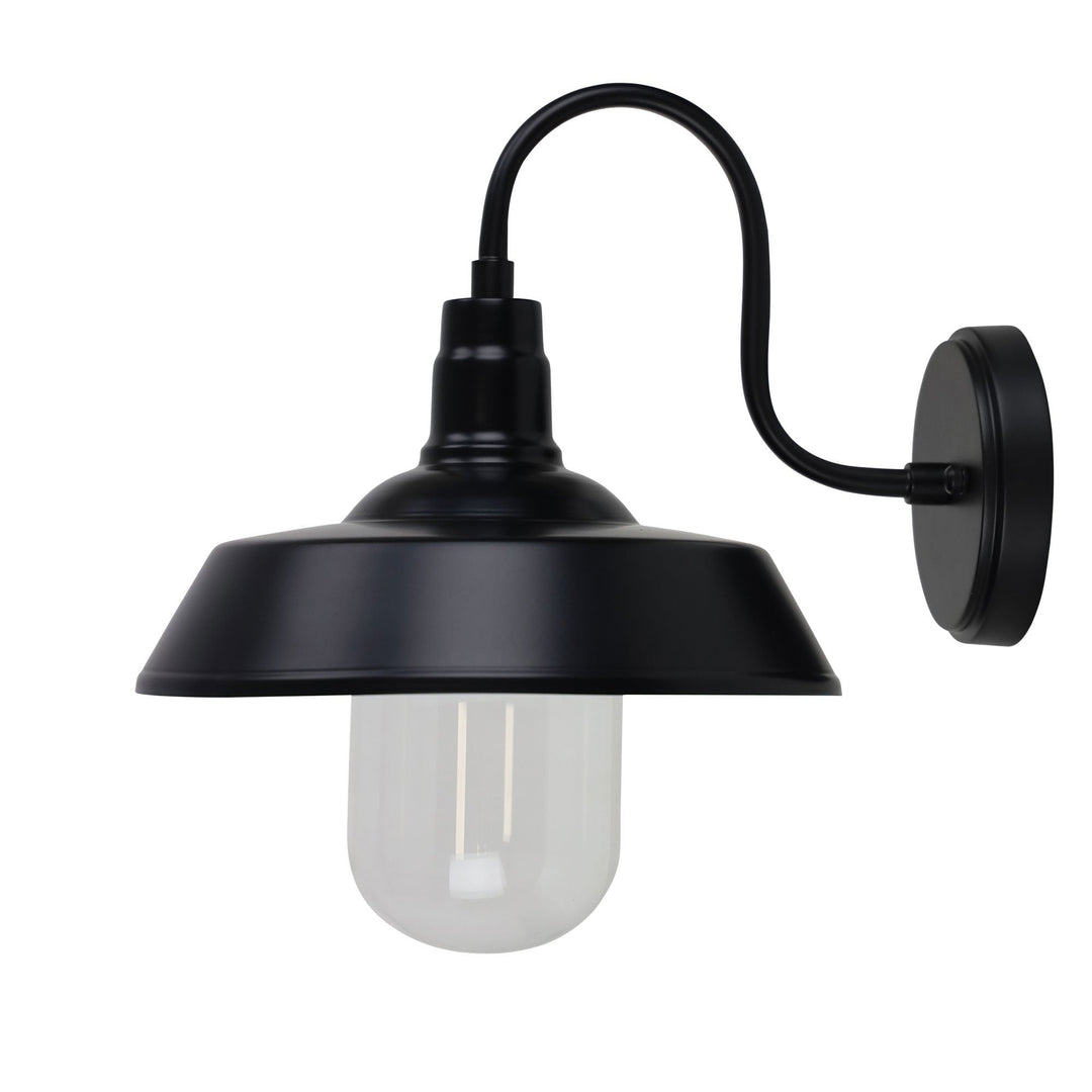 Oriel HUDSON - 1 Light Barn Style Exterior Wall Light IP44-Oriel Lighting-Ozlighting.com.au