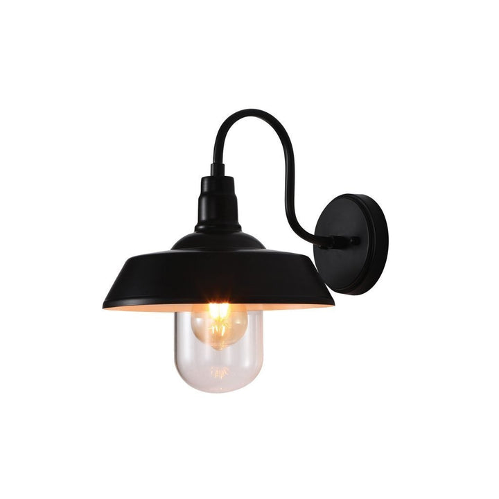 Oriel HUDSON - 1 Light Barn Style Exterior Wall Light IP44-Oriel Lighting-Ozlighting.com.au