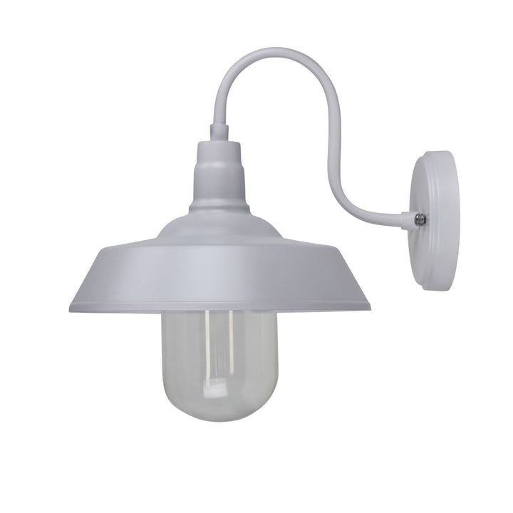 Oriel HUDSON - 1 Light Barn Style Exterior Wall Light IP44-Oriel Lighting-Ozlighting.com.au