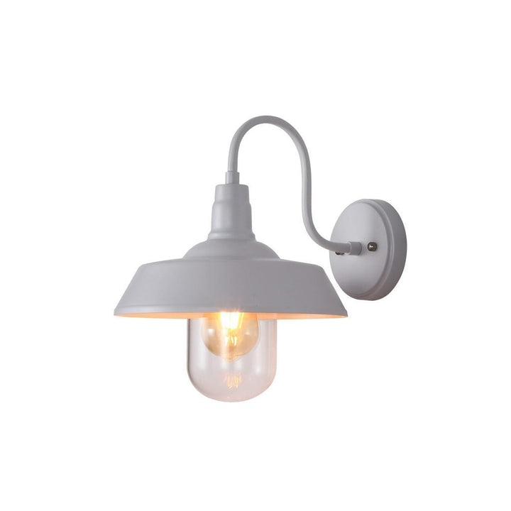 Oriel HUDSON - 1 Light Barn Style Exterior Wall Light IP44-Oriel Lighting-Ozlighting.com.au