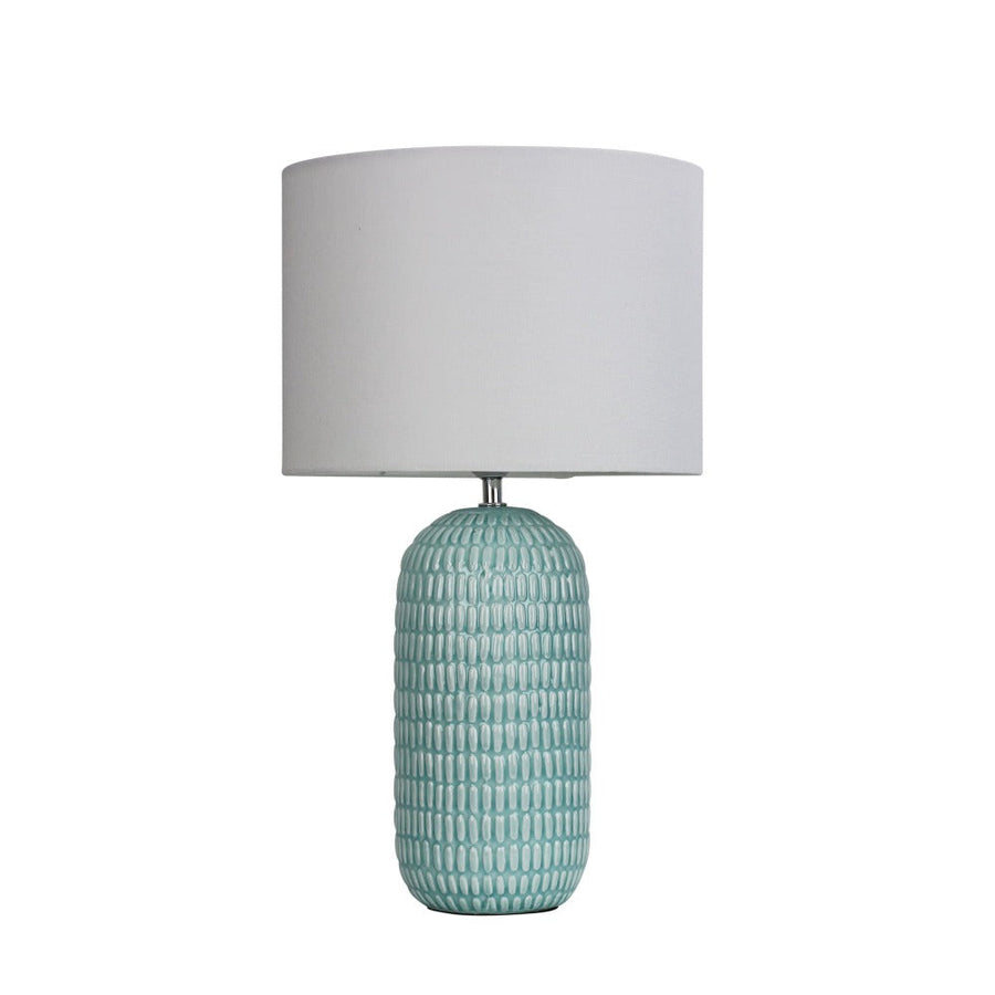 Oriel HURLEY - Ceramic Table Lamp with Shade-Oriel Lighting-Ozlighting.com.au