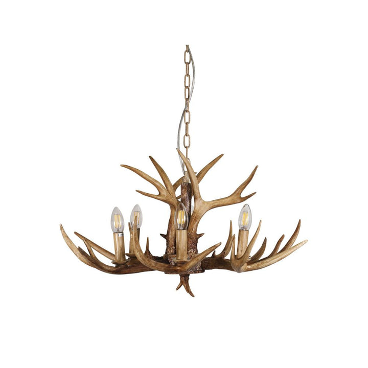 Oriel HYORT - 6/8 Light Hand-Painted PolyResin Designer Indoor Pendant-Oriel Lighting-Ozlighting.com.au