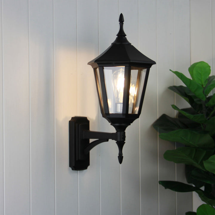 Oriel IBIZA - Upward/Downward Facing Wall Coach Light IP44-Oriel Lighting-Ozlighting.com.au