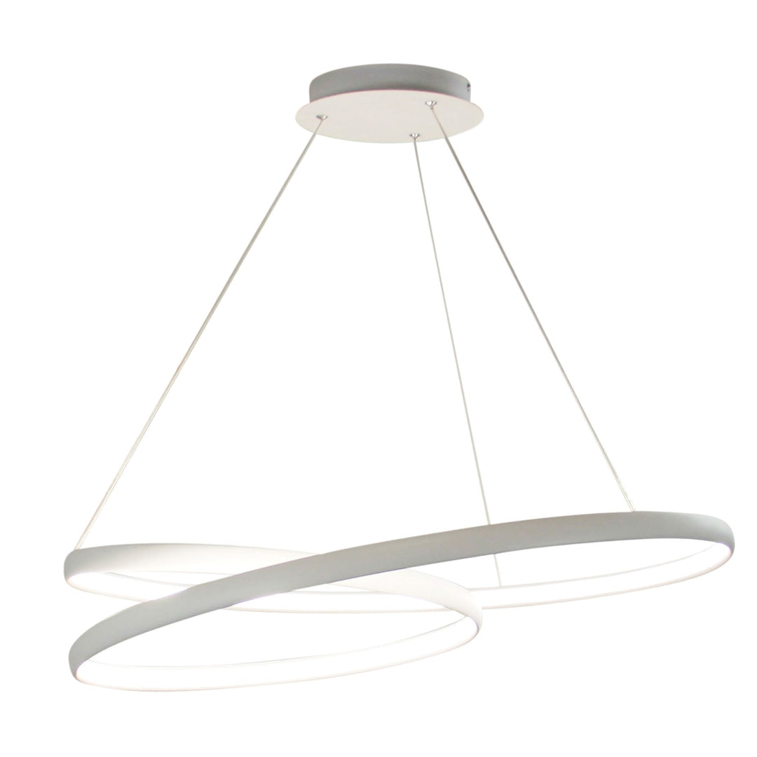 Oriel INFINITY - 50W Modern LED Spiral Ring Pendant - 4000K-Oriel Lighting-Ozlighting.com.au