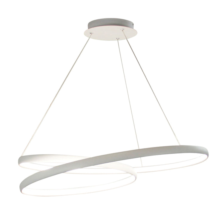 Oriel INFINITY - 50W Modern LED Spiral Ring Pendant - 4000K-Oriel Lighting-Ozlighting.com.au