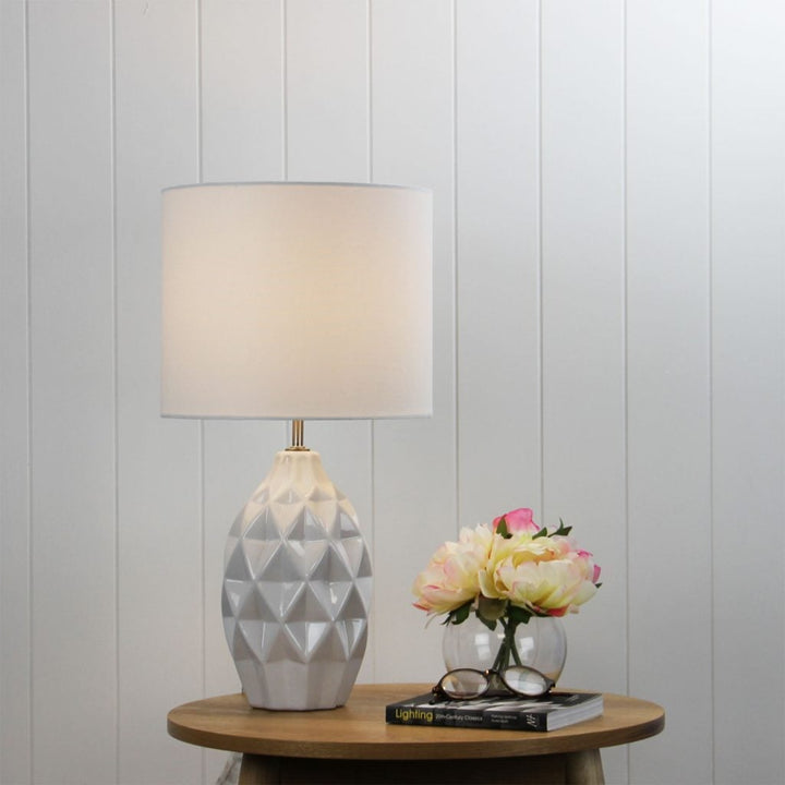 Oriel JORN - Ceramic Table Lamp-Oriel Lighting-Ozlighting.com.au