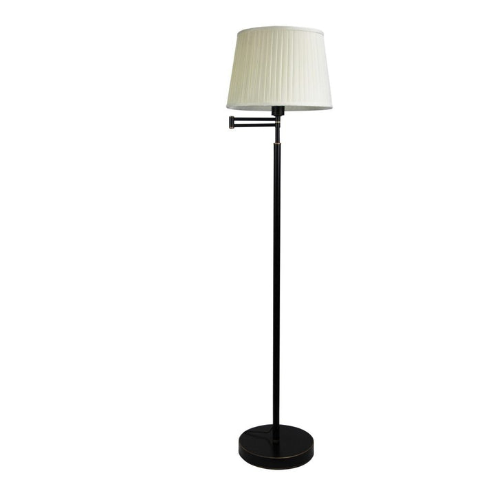 Oriel KINGSTON - Swing Arm Floor Lamp Base Only-Oriel Lighting-Ozlighting.com.au