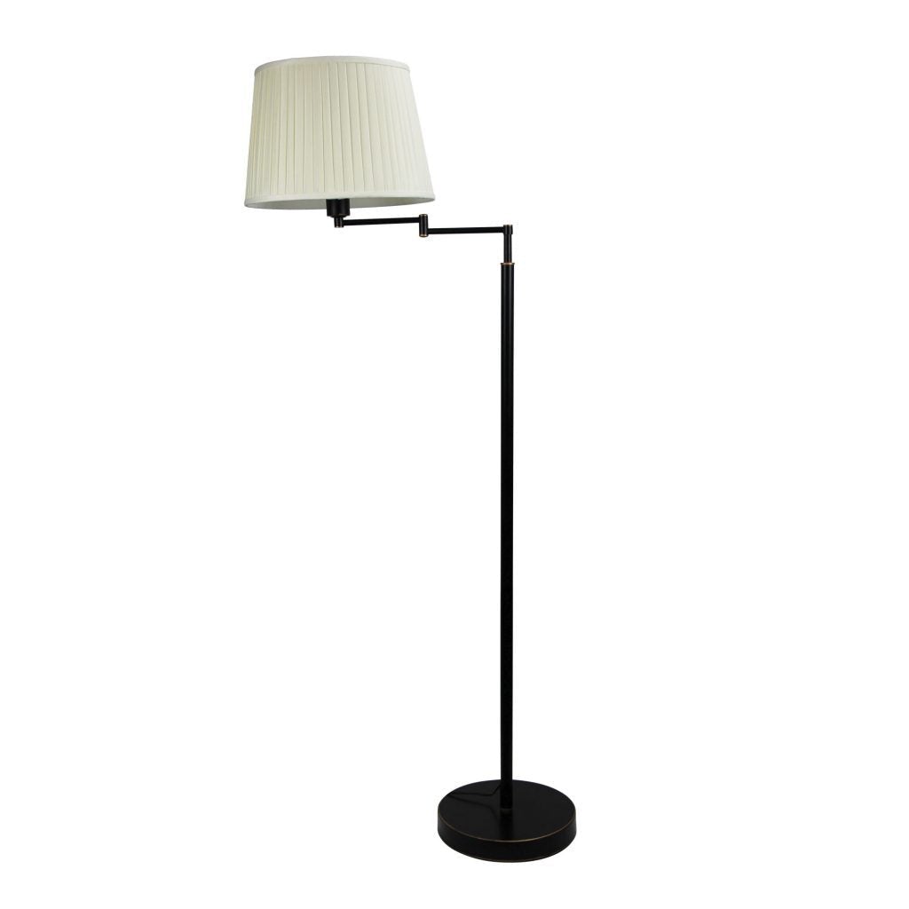 Oriel KINGSTON - Swing Arm Floor Lamp Base Only-Oriel Lighting-Ozlighting.com.au