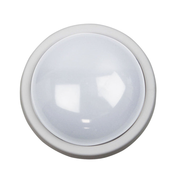 Oriel KOMBI/OSSEN - 8W LED Round/Oval Double Insulated Outdoor Bulkhead Bunker Light IP54 - 4000K-Oriel Lighting-Ozlighting.com.au